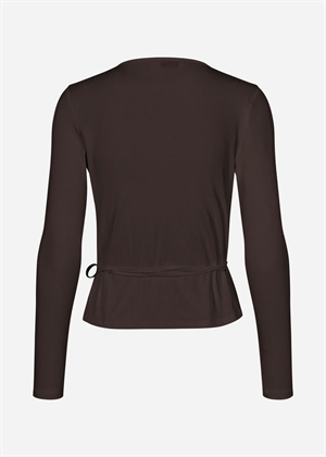 Enally ls v-n bluse 5314 Chocolate Torte Envii 